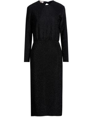 Jucca Midi Dress Viscose, Polyester, Polyamide, Elastane - Black