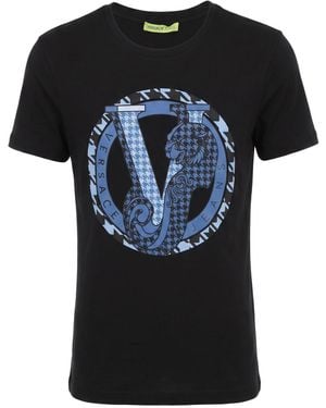 Versace Jeans Couture T-Shirts - Schwarz