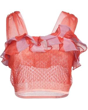 Nadia Wire Top Polyester, Nylon - Pink