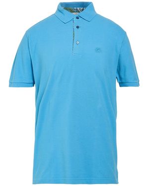 Etro Polo Shirt Cotton - Blue
