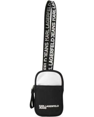 KARL LAGERFELD Shoulder Bag Recycled Polyamide, Polyurethane - Black