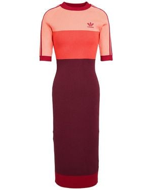 ADIDAS ORIGINALS x KSENIA SCHNAIDER Midi Dress - Red