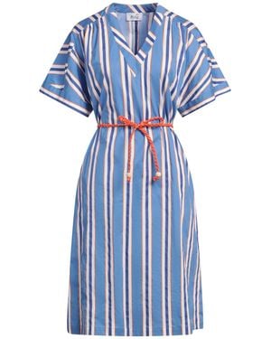 Niu Midi Dress Cotton, Elastane - Blue