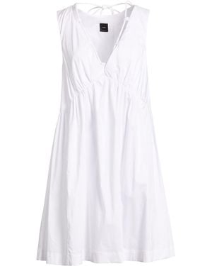 Pinko Mini Dress Cotton, Polyamide, Elastane - White