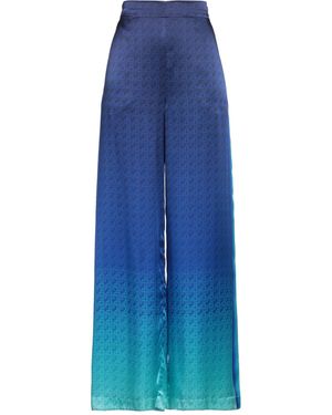 CASABLANCA Trousers Silk - Blue