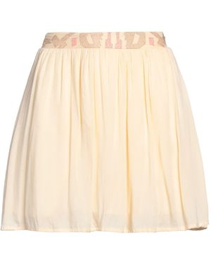 MAISON HOTEL Mini Skirt Rayon - Natural