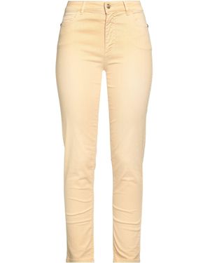 Angelo Marani Pants Cotton, Elastane - Natural