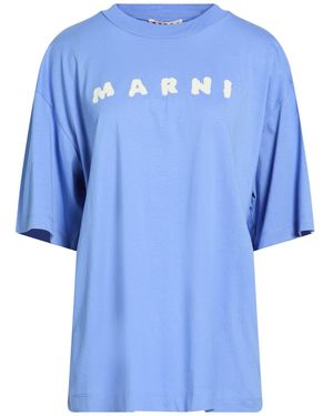 Marni T-Shirt Cotton - Blue