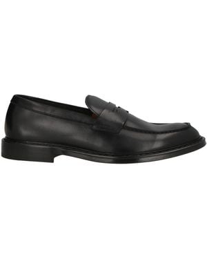 Doucal's Phoenix Loafers Leather - Black