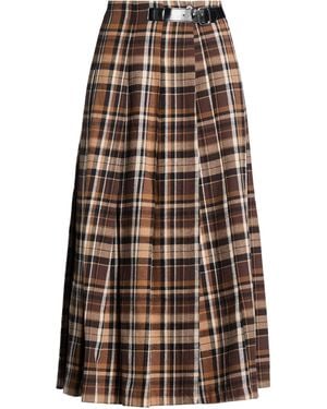 ViCOLO Light Midi Skirt Cotton, Polyester, Elastane - Natural