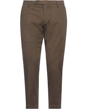 Messagerie Luxe Fabrics Military Trousers Cotton, Elastane - Grey