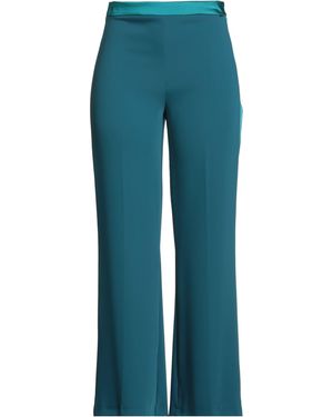 NUALY Pants Polyester, Elastane - Blue