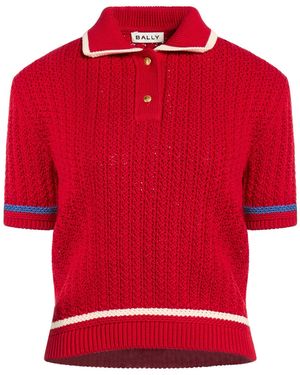 Bally Polo Shirts - Red
