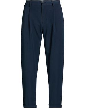 OVER/D Trousers Polyester, Viscose, Elastane - Blue