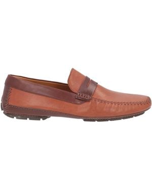 Moreschi Tan Loafers Leather - Brown