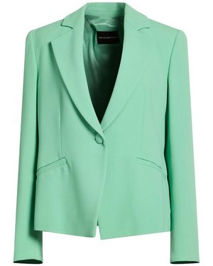 Emporio Armani Blazer Viscose, Acetate, Elastane, Polyester - Green