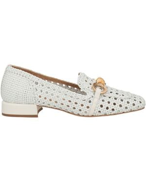 J.A.P. JOSE ANTONIO PEREIRA Loafers Textile Fibres - White