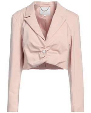 Kocca Blush Blazer Cotton, Viscose, Polyamide, Metallic Fiber - Pink
