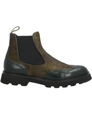 Doucal's Military Ankle Boots Leather - Black