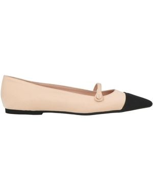 N°21 Ballet Flats Textile Fibers - Natural