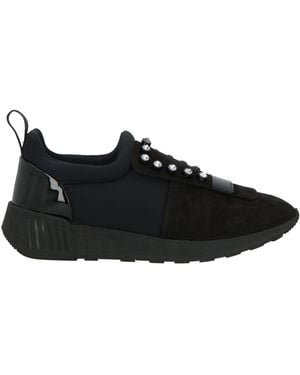 Sergio Rossi Trainers Textile Fibres, Leather - Black