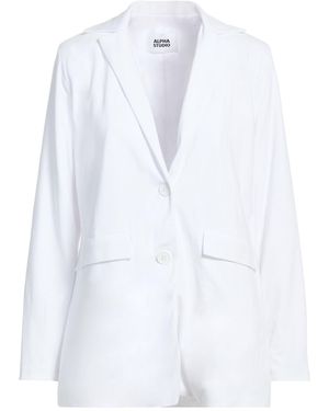 Alpha Studio Blazers - White