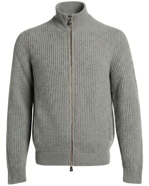 Fedeli Cardigan Cashmere - Grey