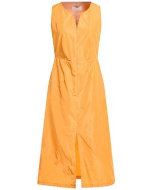 Vicario Cinque Vestido Midi - Naranja