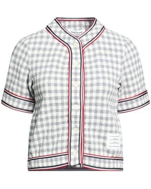 Thom Browne Shirt Cotton, Polyamide, Elastane - White