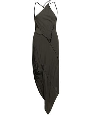 Alessandra Marchi Maxi Dress Viscose - Black
