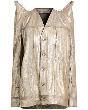 Rick Owens Denim Outerwear - Natural