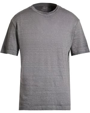 120% Lino T-Shirt Linen - Grey
