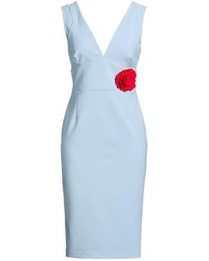 Babylon Sky Midi Dress Polyamide, Elastane - Blue