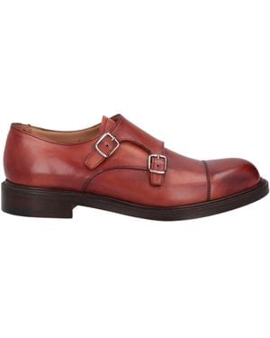 Cheaney Rust Loafers Leather - Red