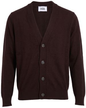 Alpha Studio Cardigan - Marron