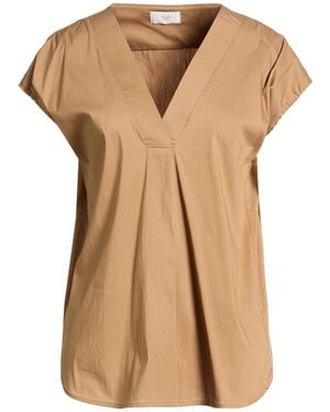 HOPE SKY Camel Top Cotton, Polyamide, Elastane - Natural