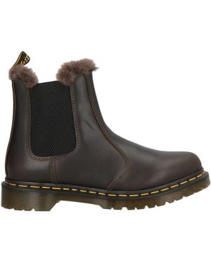 Dr. Martens 2976 Leonore Orleans Dark Ankle Boots Leather - Black
