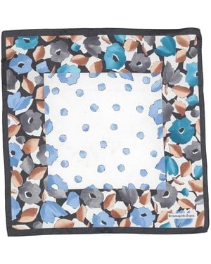 ZEGNA Light Scarf Silk - Blue