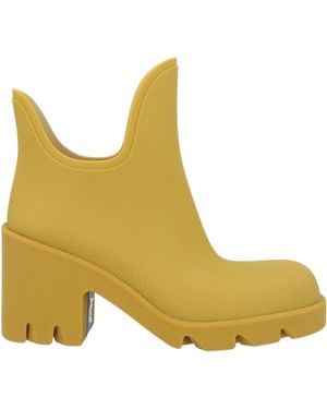 Burberry Marsh Ankle Rubber Boots - Yellow