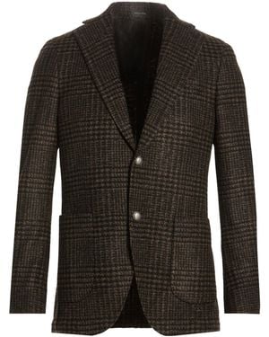 BRERAS Milano Dark Blazer Acrylic, Virgin Wool, Polyester - Black
