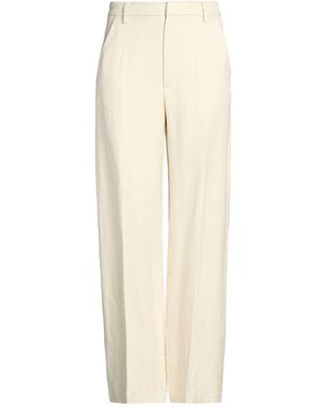 Dondup Cream Pants Viscose, Linen - Natural