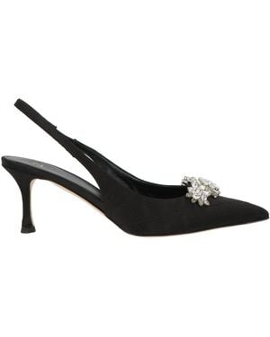 N°21 Court Shoes Textile Fibres - Black