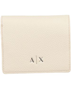 ARMANI EXCHANGE Wallet Polyester - Natural