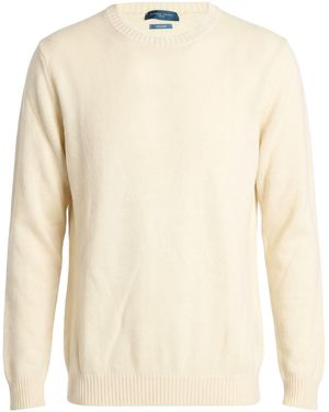 Daniele Fiesoli Ivory Sweater Merino Wool - Natural