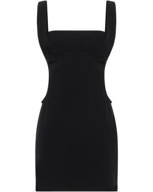 Marine Serre Mini Dress - Black