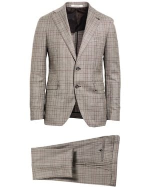 Tagliatore Dark Suit Virgin Wool - Gray