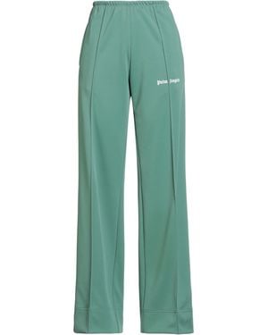 パンツ PALM ANGELS Women Straight Pants PWCJ011F22FAB0015504 Green Palm Angels Green Classic Track Pants Palm Angels