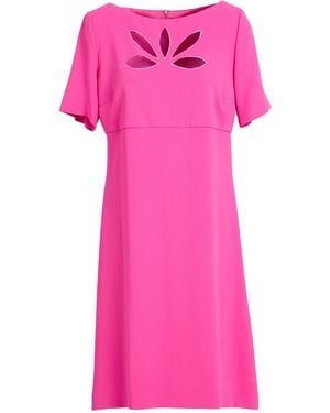Clips Mini Dress Viscose, Acetate, Elastane - Pink