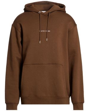 SELECTED Sweatshirt Recycled Cotton, Cotton, Recycled Polyester, Polyester - Brown