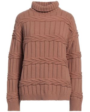 Moorer Turtleneck Virgin Wool, Cashmere - Brown
